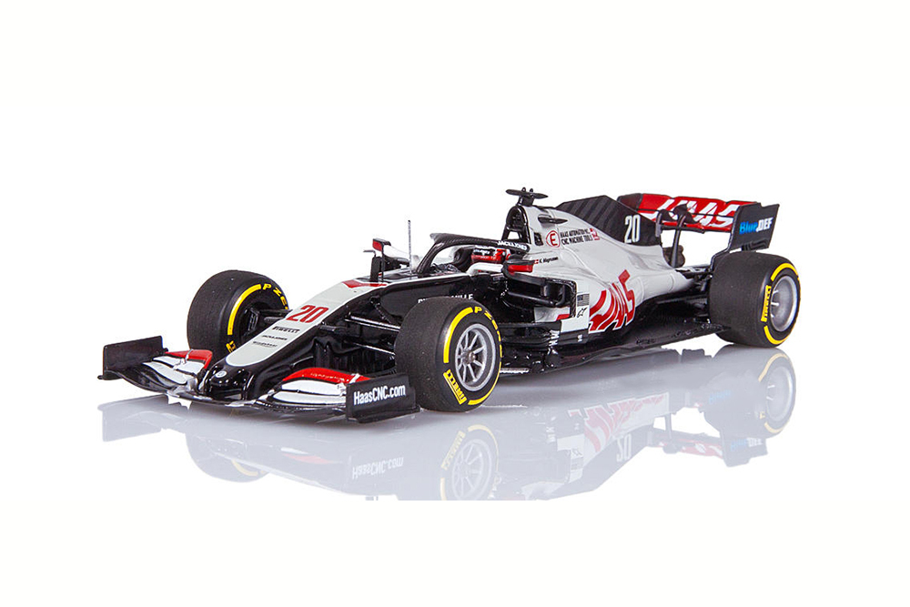 

Модель коллекционная MINICHAMPS Haas F1 team VF-20 kevin magnussen 2020 launch spec, Белый;черный