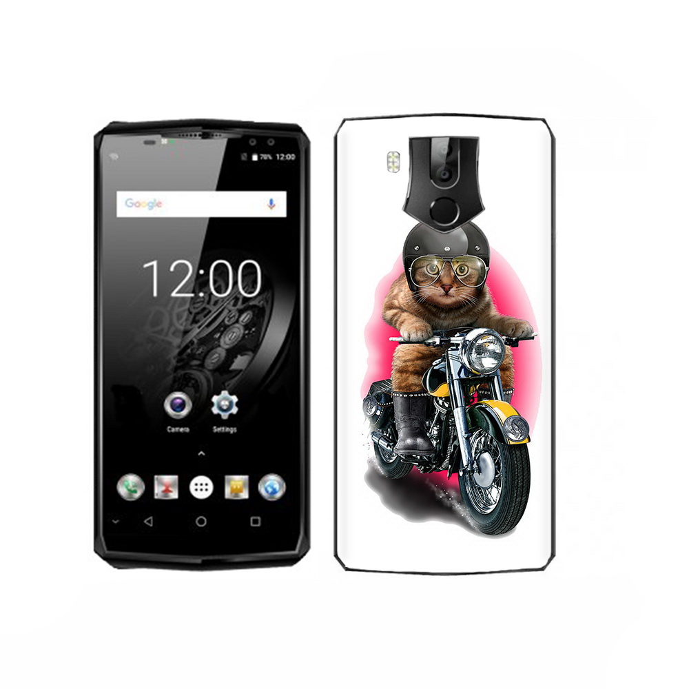 

Чехол MyPads Tocco для Oukitel K10 мото-кот, Прозрачный, Tocco