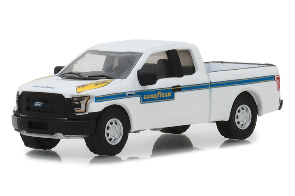

Модель коллекционная GREENLIGHT Ford F-150 pick-up goodyear tire & service 2016, Белый