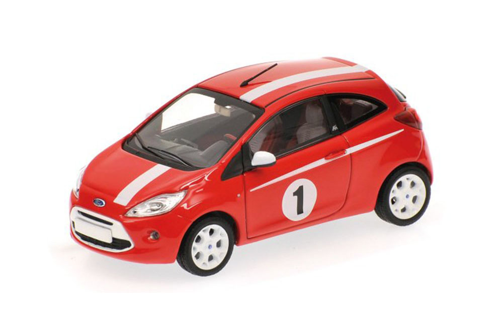 

Модель коллекционная MINICHAMPS Ford ka grand prix 2009 red, Красный