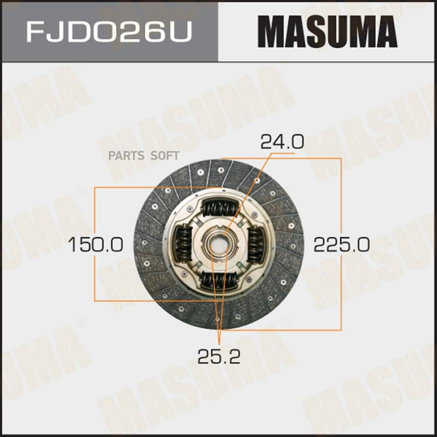 

Диск Сцепления Masuma арт. FJD026U