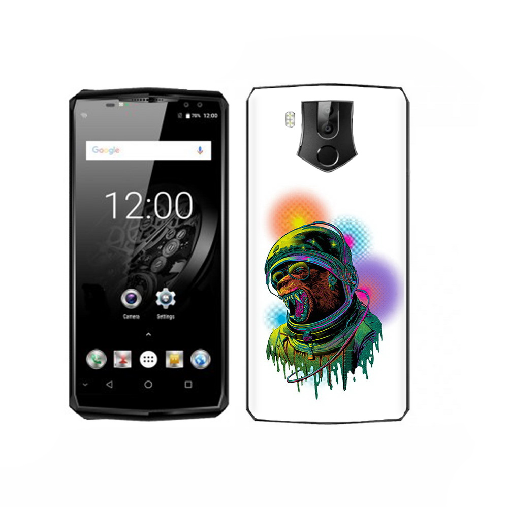 

Чехол MyPads Tocco для Oukitel K10 медведь космонавт, Прозрачный, Tocco