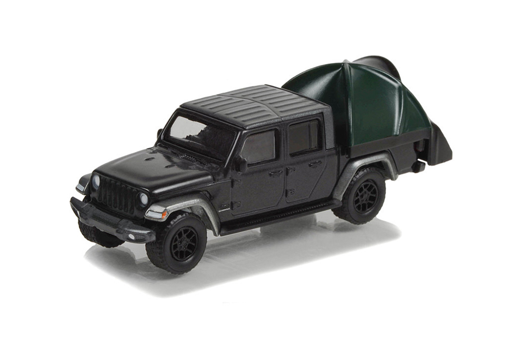 

Модель коллекционная GREENLIGHT Jeep gladiator 4Х4 high altitude с палаткой 2021, Черный