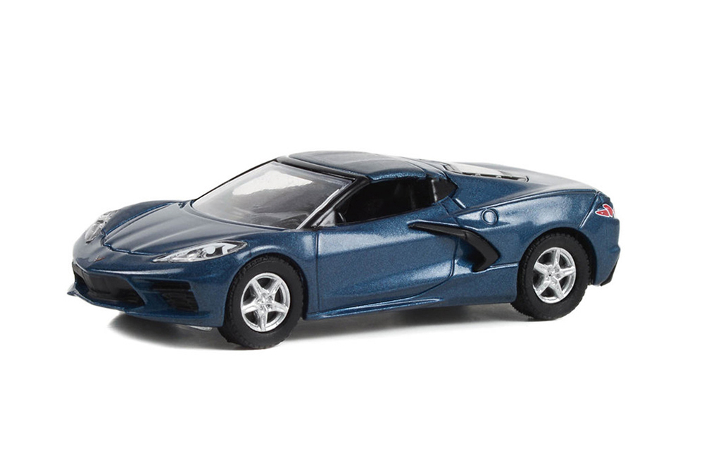 Модель коллекционная Chevrolet corvette C8 stingray 1LT (lot #421.2) 2020 shadow gray