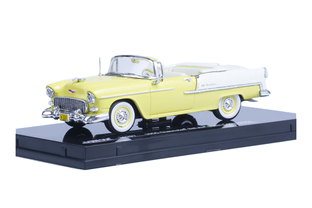 Модель коллекционная VITESSE Chevrolet bel air open convertible 1955 harvest gold