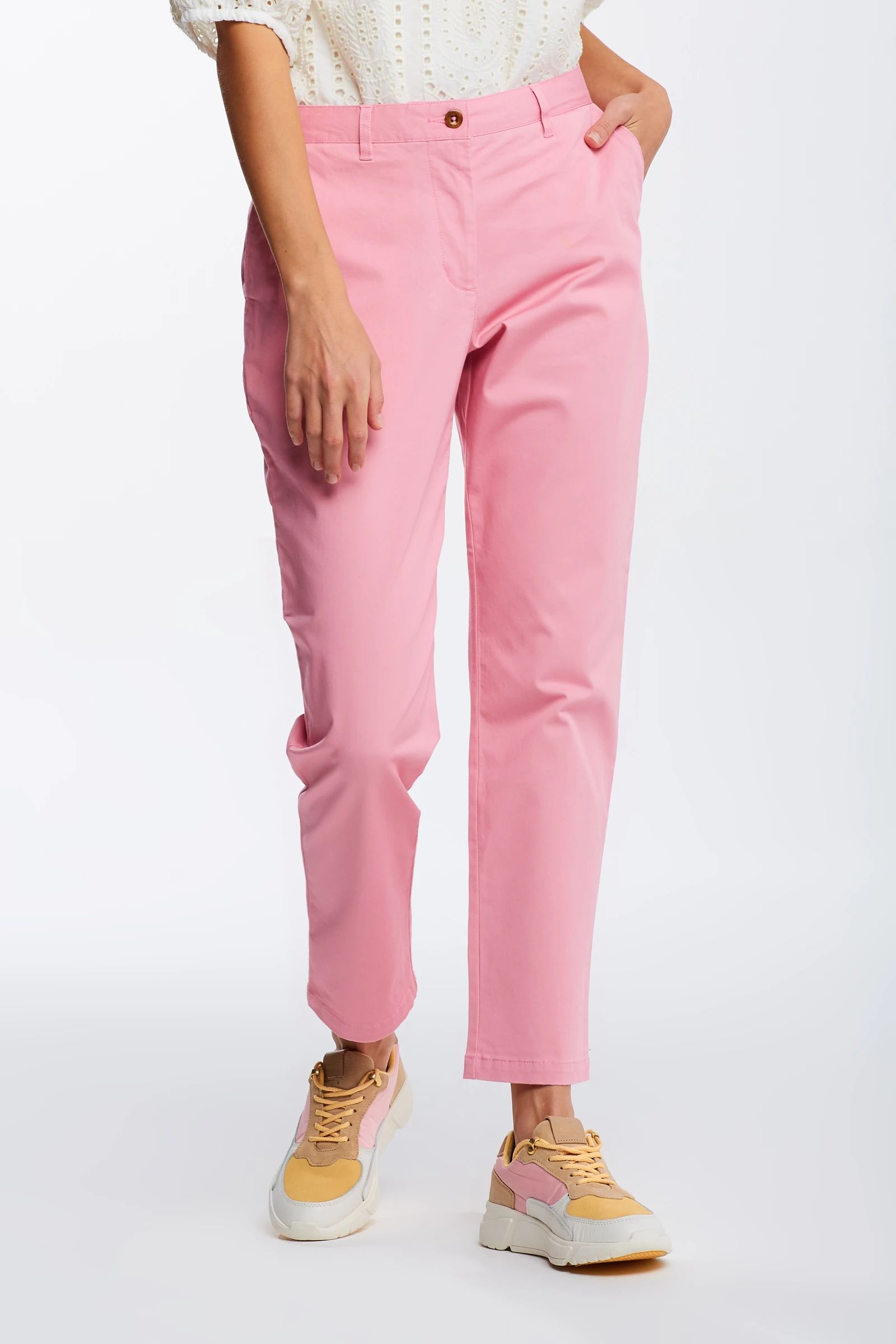 

Брюки женские GANT 4150176 розовые 44 EU, Розовый, 4150176