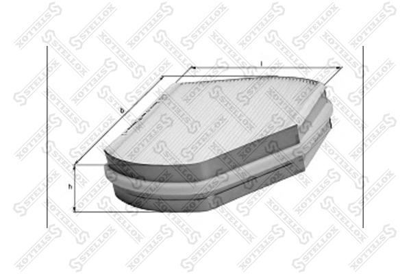 

Фильтр воздушный салона Stellox 71-10037-SX