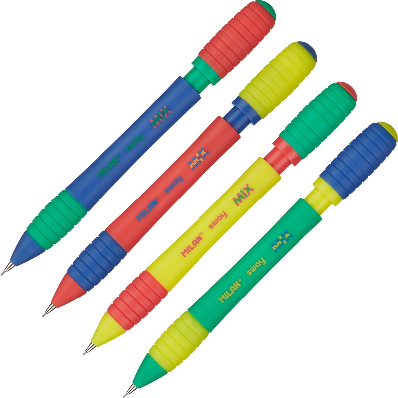 Карандаш механический Milan Sway Mix (0.5мм, c ластиком) (185015920), 20шт.