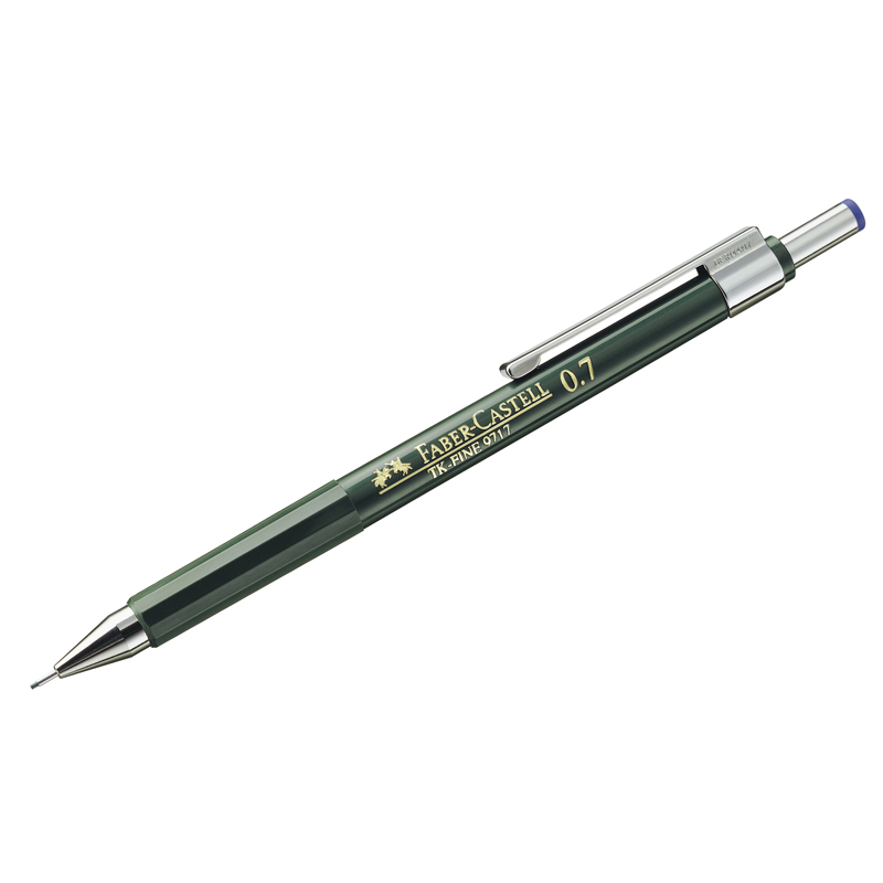 Карандаш механический Faber-Castell TK-Fine 9717 (0.7мм, с ластиком) (136700), 10шт.