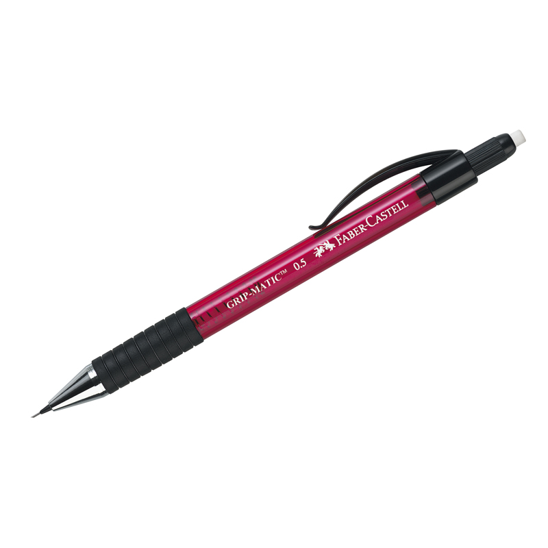 Карандаш механический Faber-Castell Grip Matic 1375 0,5мм, с ластиком, автоподача грифеля