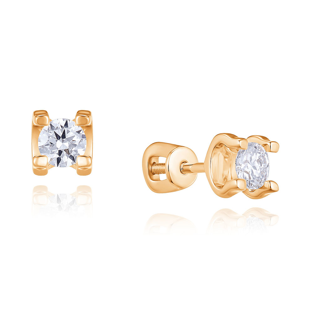 

Серьги из золота AdamaS 21041508/01-А50-41, бриллиант, 21041508/01-А50-41