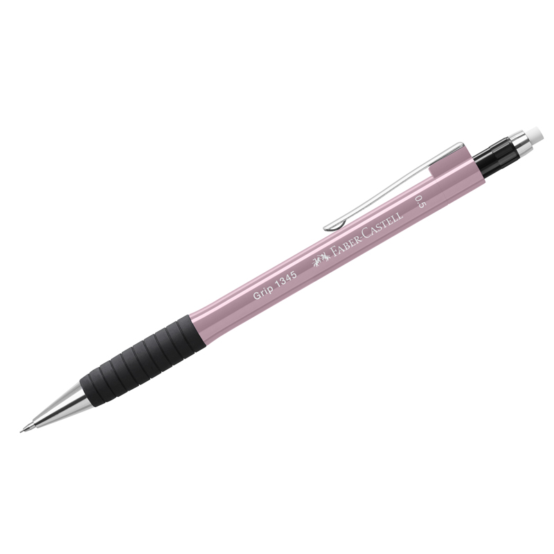 Карандаш механический Faber-Castell Grip 1345 (В, 0,5мм, грип, с ластиком) 12шт