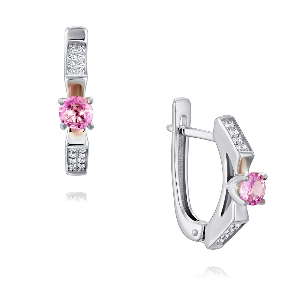 

Серьги из золота AdamaS 24042099/01-А51Д-451, бриллиант/сапфир, 24042099/01-А51Д-451