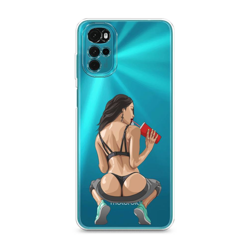 

Чехол на Motorola Moto G22 "Сочные булочки", Бежевый;красный;черный, 243150-6