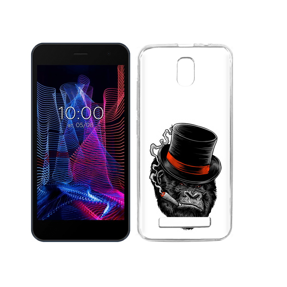 

Чехол MyPads Tocco для BQ 5047L Like дизайнерская горилла, Прозрачный, Tocco