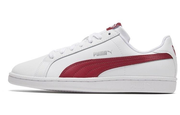 

Кеды унисекс Puma Smash Leather белые 45 EU, Белый, Smash Leather