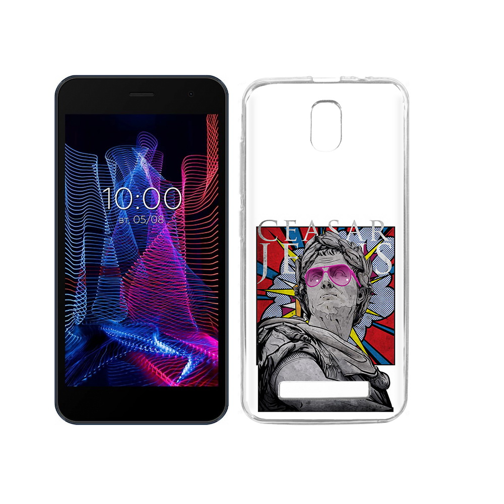 

Чехол MyPads Tocco для BQ 5047L Like крутая статуя свободы, Прозрачный, Tocco