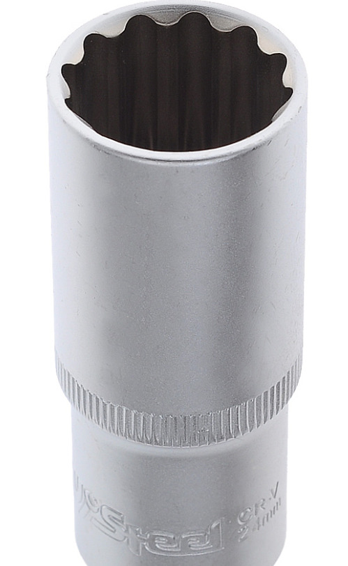 

Головка 1/2", двенадцатигранная, удлиненная, 24 мм "AV Steel", AV-521224