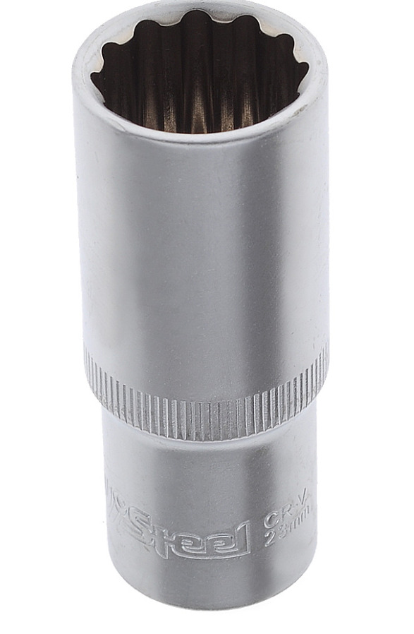 

Головка 1/2", двенадцатигранная, удлиненная, 23 мм "AV Steel", AV-521223