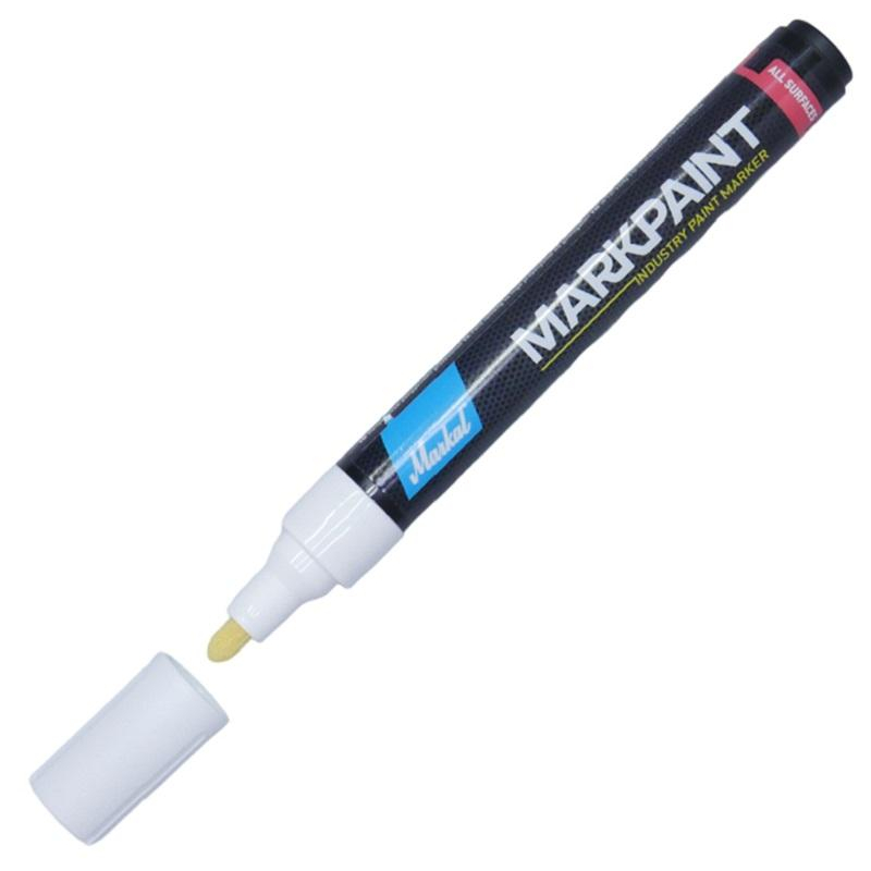 

Маркер лаковый Markal MARKPAINT Белый 2-4 мм