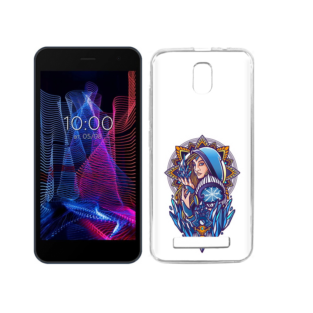 

Чехол MyPads Tocco для BQ 5047L Like кристал мейден дота 2, Прозрачный, Tocco