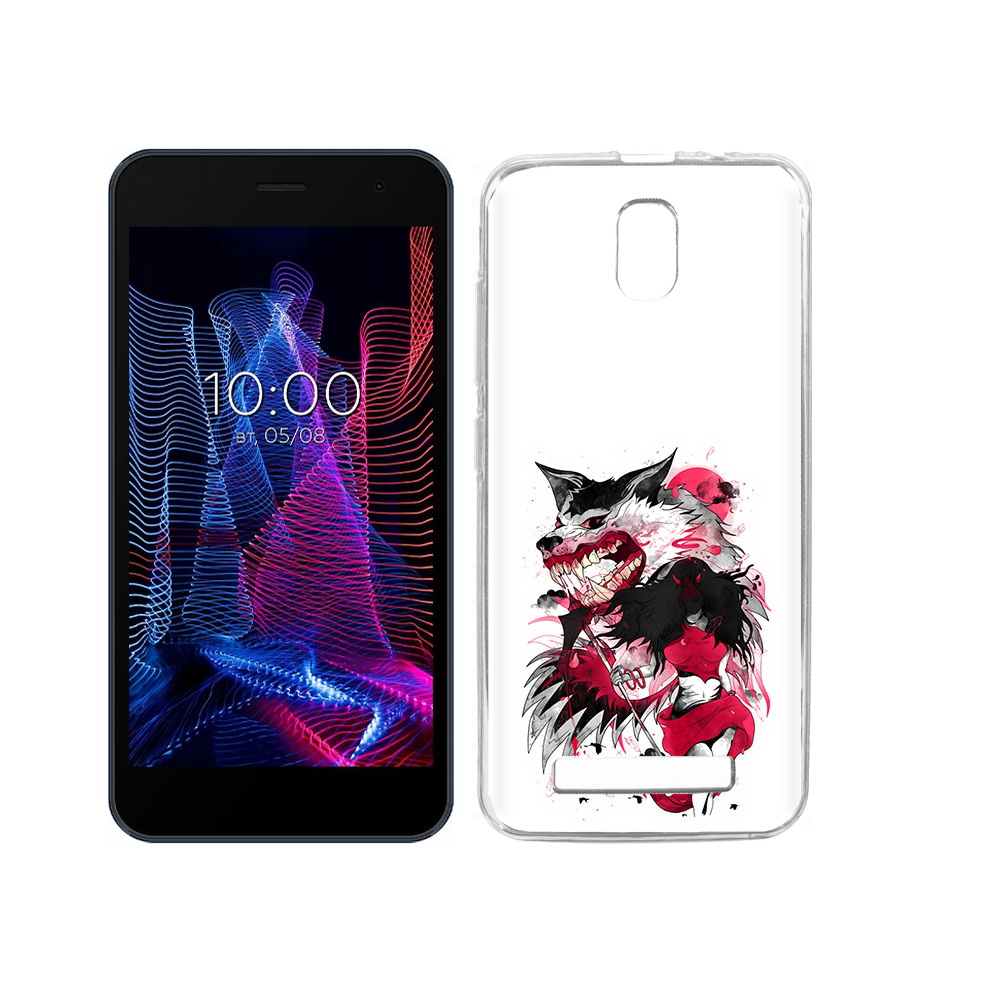

Чехол MyPads Tocco для BQ 5047L Like красная шапочка, Прозрачный, Tocco