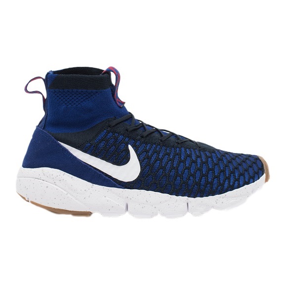 фото Кроссовки мужские nike air footscape magista flyknit синие 8 us