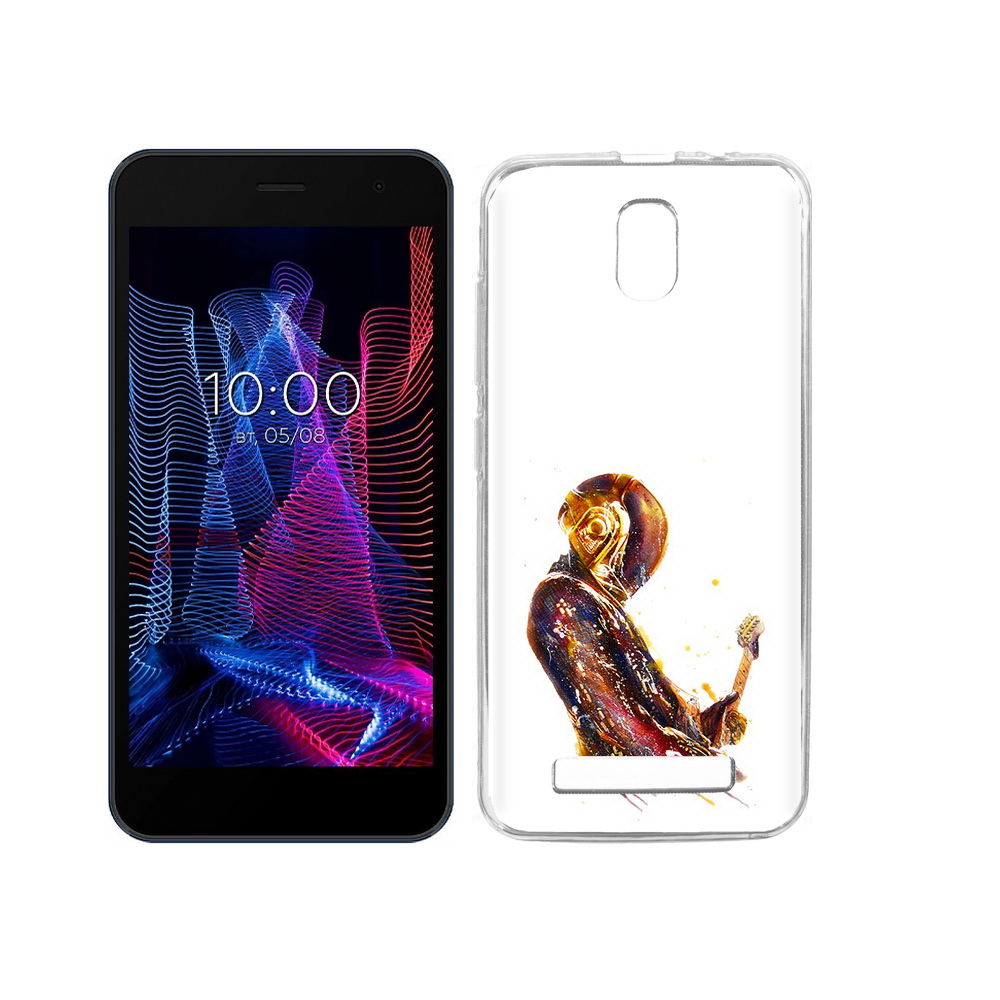 

Чехол MyPads Tocco для BQ 5047L Like космо-музыкант, Прозрачный, Tocco