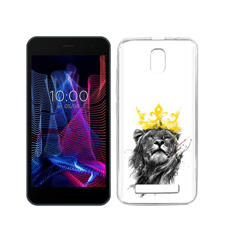 

Чехол MyPads Tocco для BQ 5047L Like король-лев, Прозрачный, Tocco
