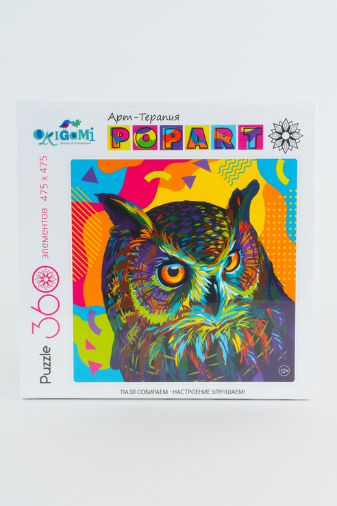 

Пазл Origami "Popart" в ассортименте, 360 элементов 5562_сова, 5562_сова