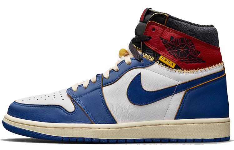 

Кеды унисекс Jordan Union x Air Jordan 1 Retro High Og Nrg синие 41 EU, Синий, Union x Air Jordan 1 Retro High Og Nrg