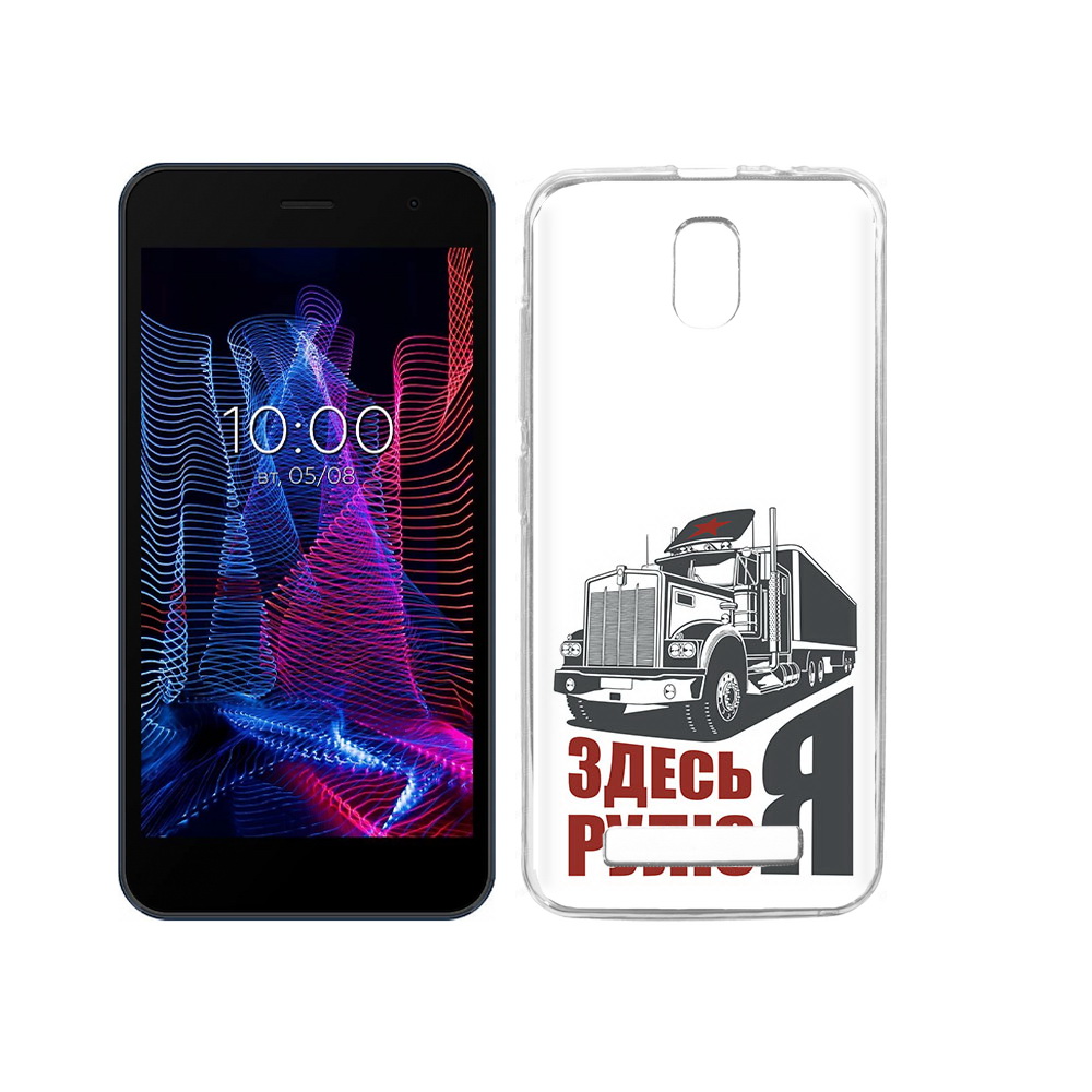

Чехол MyPads Tocco для BQ 5047L Like здесь я рулю, Прозрачный, Tocco