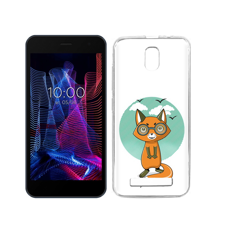 

Чехол MyPads Tocco для BQ 5047L Like задумчивая лиса, Прозрачный, Tocco