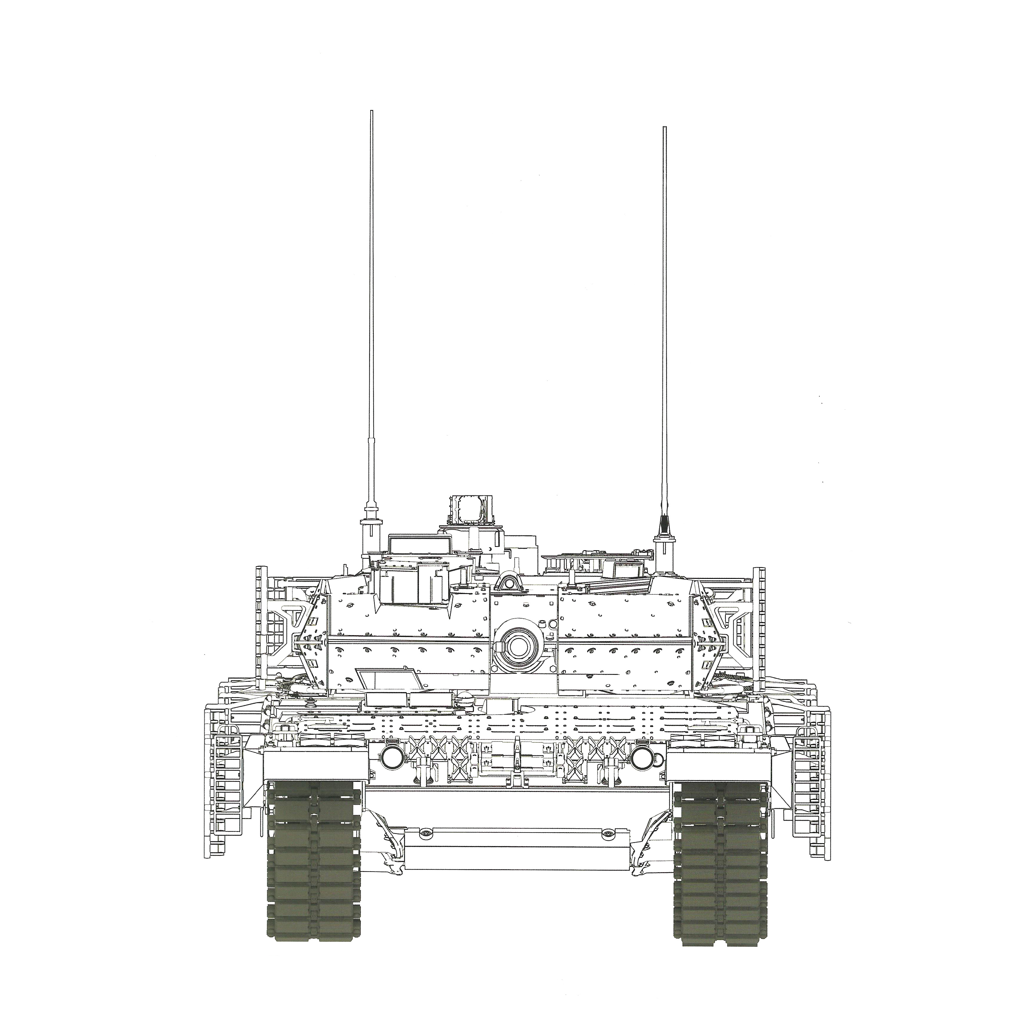

RM-5057 Rye Field Model 1/35 Набор подвижных траков для Leopard 2A5/A6/A7, RM-5057