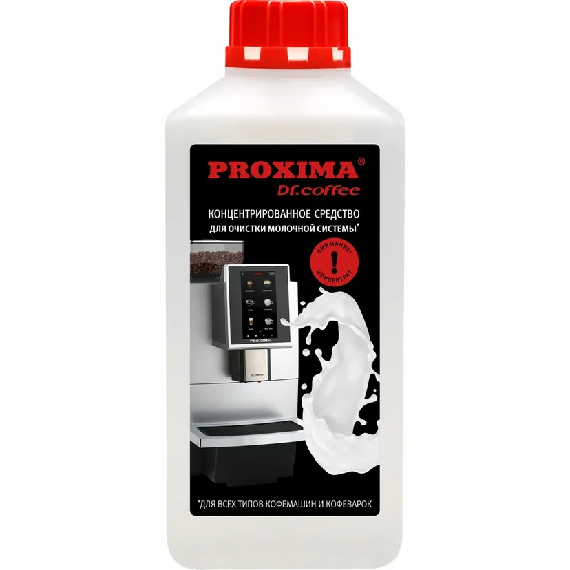 Концентрат для очистки молочной системы PROXIMA M11 1 л средство для очистки молочных систем кофемашин и кофеварок teqqo