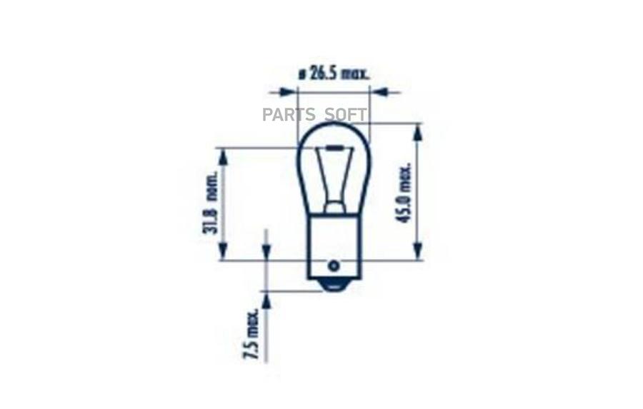 

PY21W Лампа Heavy Duty 10шт