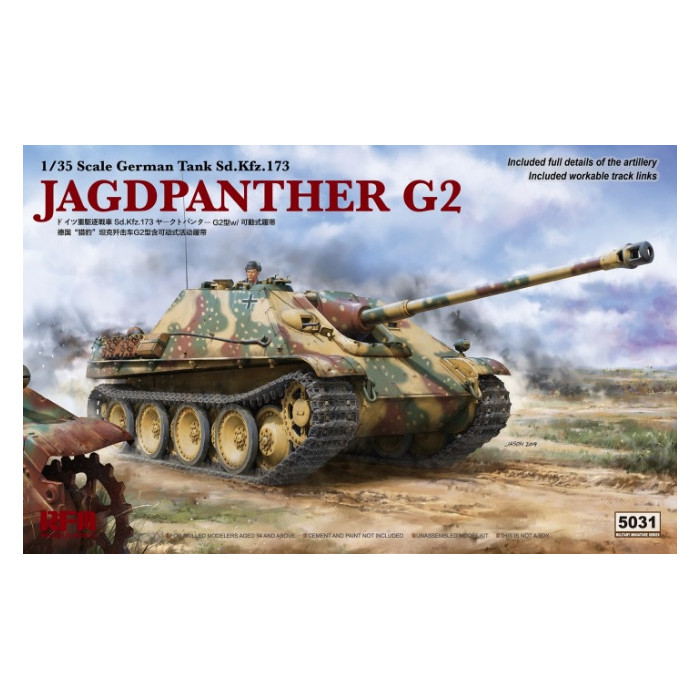 

RM-5031 Rye Field Model 1/35 Sd.Kfz.173 Jagdpanther G2, RM-5031