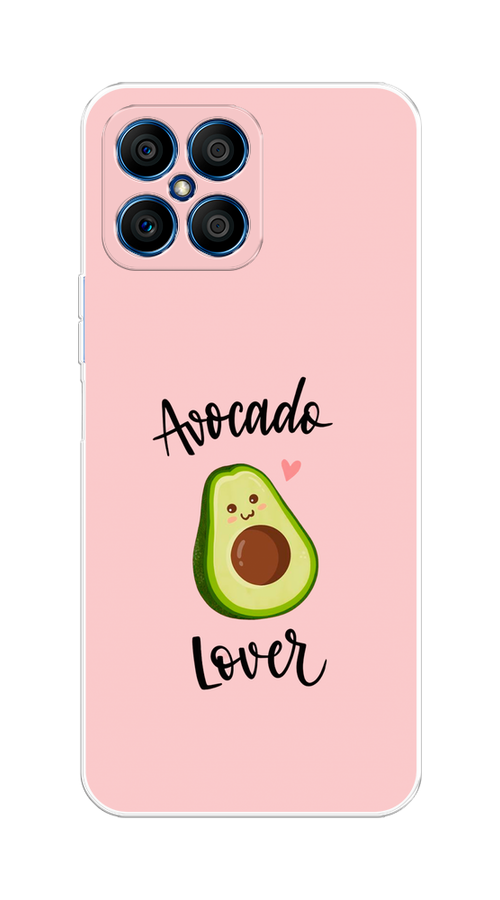 

Чехол на Honor X8 "Avocado lover", Розовый;зеленый, 6107650-6