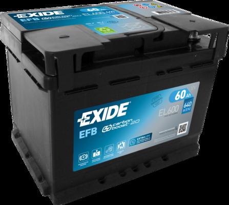 

Аккумулятор автомобильный EXIDE EL600 60 Ач