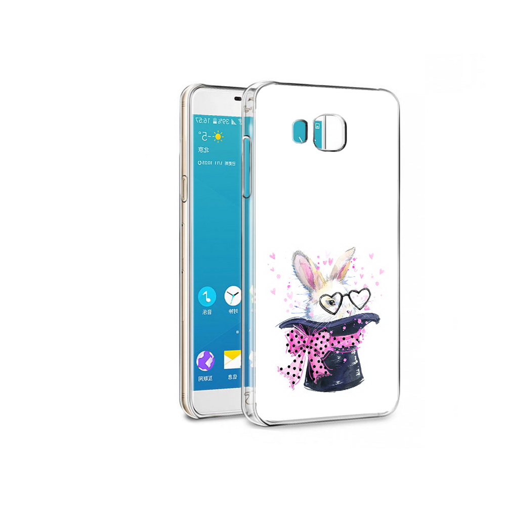 

Чехол MyPads Tocco для Samsung Galaxy Alpha кролик в шляпе (PT13063.503.418), Прозрачный, Tocco