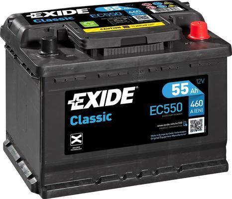 

Аккумулятор автомобильный EXIDE EC550 55 Ач