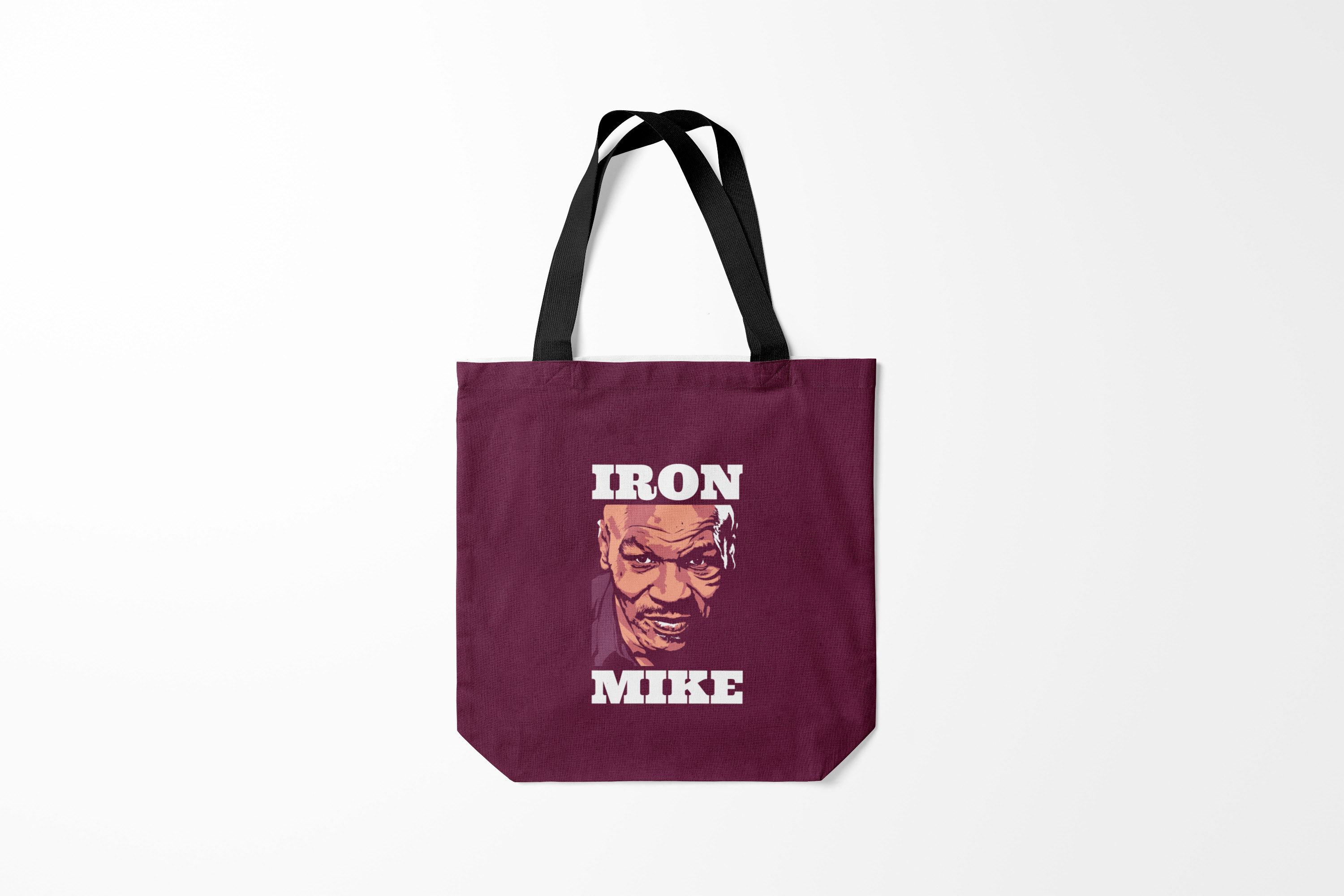 

Сумка шoппер унисекс Burnettie Майк Тайсон Mike Tyson, черный, Майк Тайсон Mike Tyson