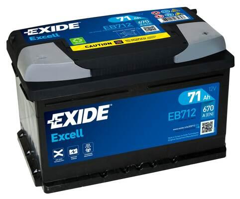 

Аккумулятор автомобильный EXIDE EB712 71 Ач