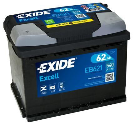 

Аккумулятор автомобильный EXIDE EB621 62 Ач