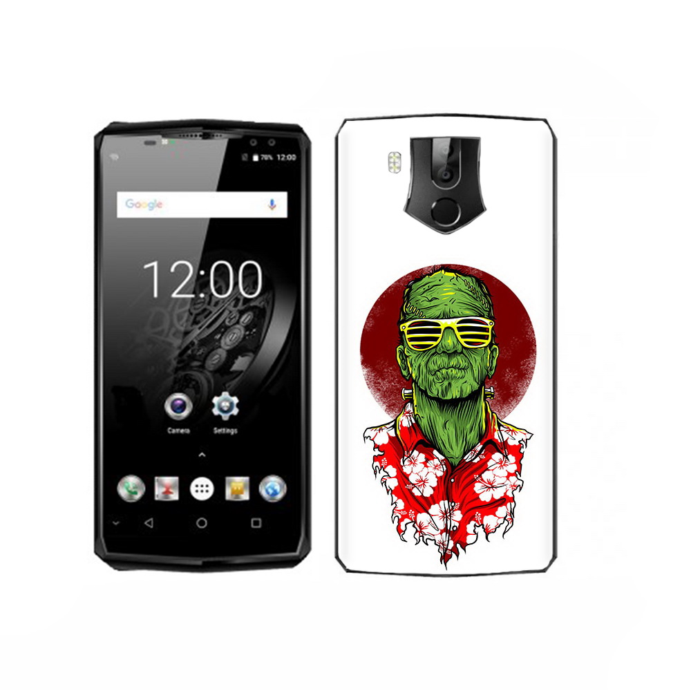 

Чехол MyPads Tocco для Oukitel K10 крутой зеленый мужчина в очках, Прозрачный, Tocco