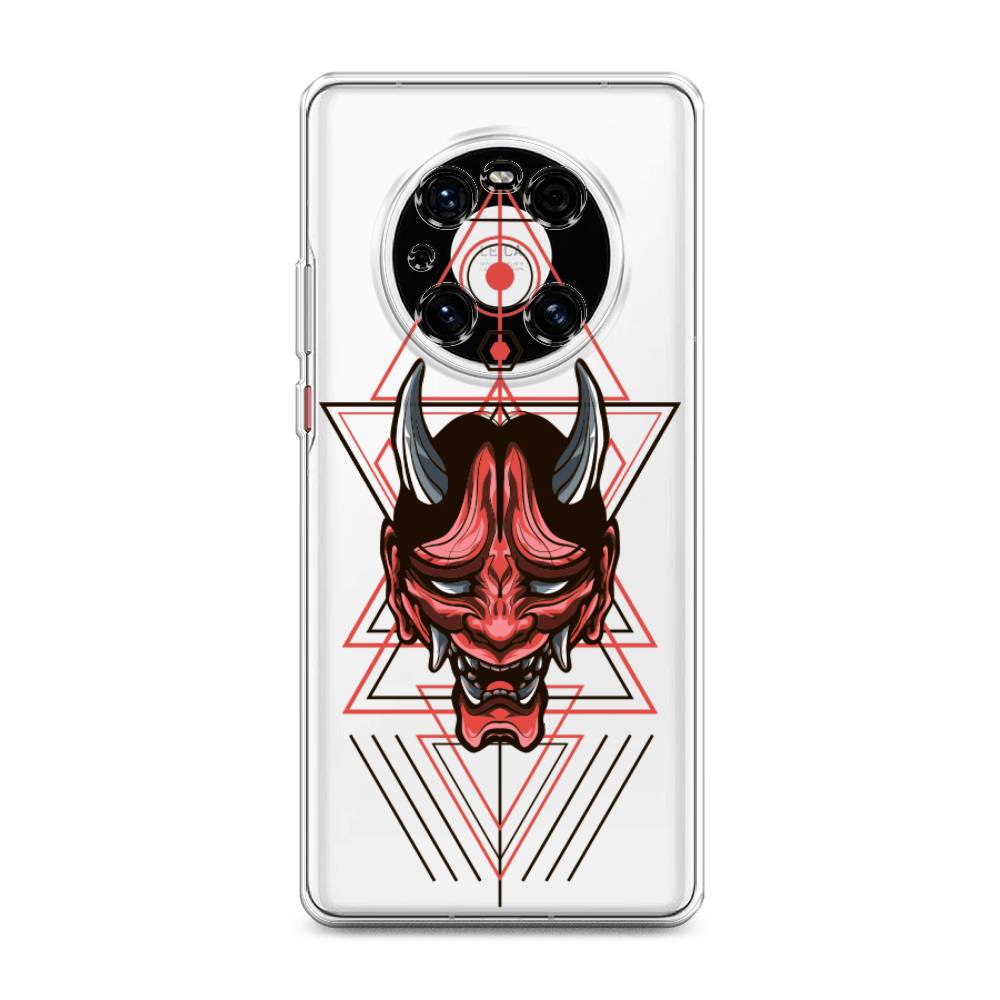 

Чехол на Huawei Mate 40E Pro "Hanya Oni mask", Серый;красный;черный, 6107550-4