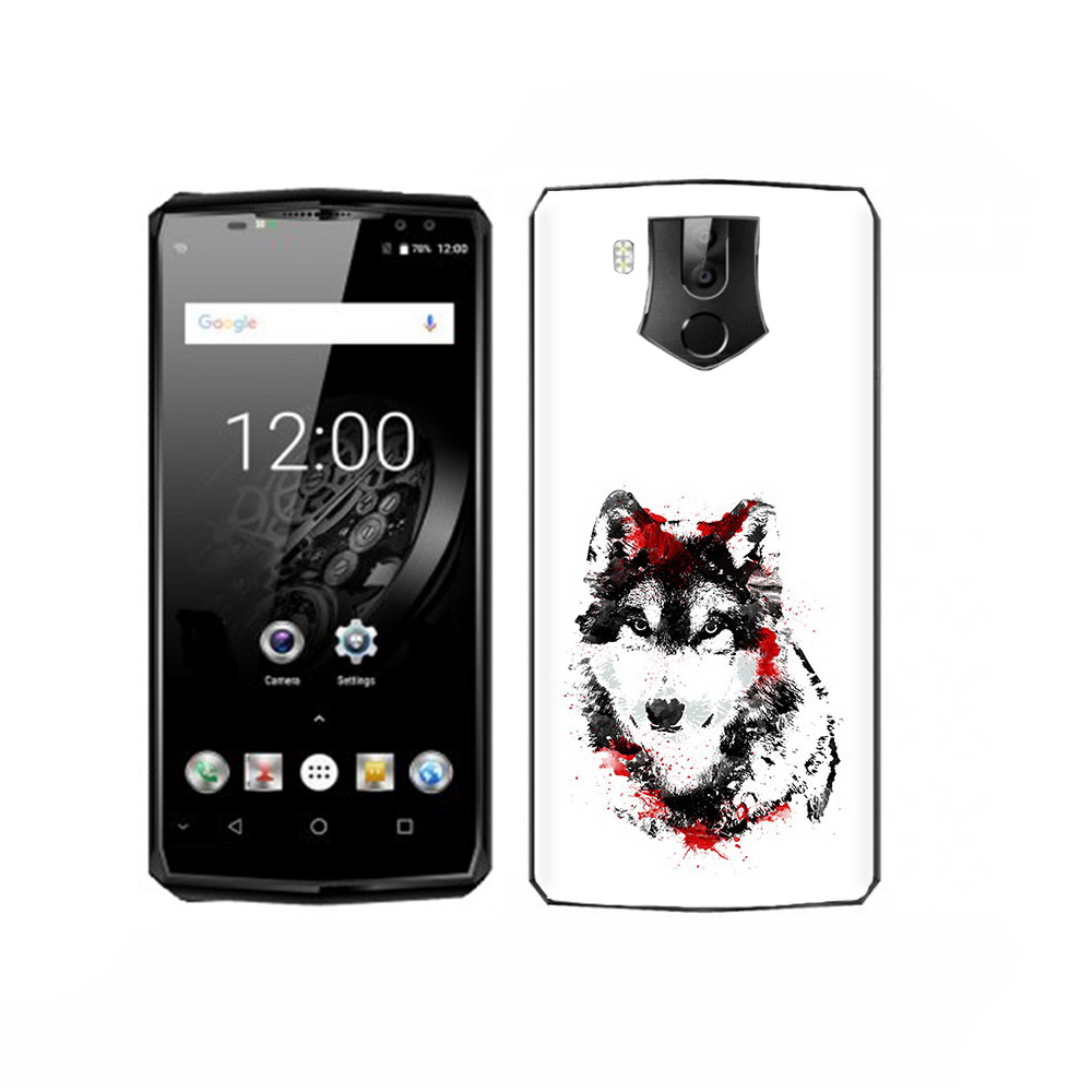 

Чехол MyPads Tocco для Oukitel K10 кровавый волк, Прозрачный, Tocco