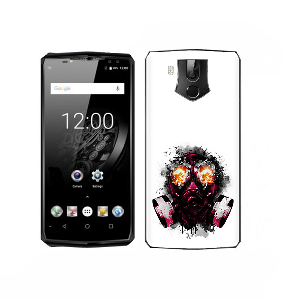 

Чехол MyPads Tocco для Oukitel K10 красный противогаз, Прозрачный, Tocco