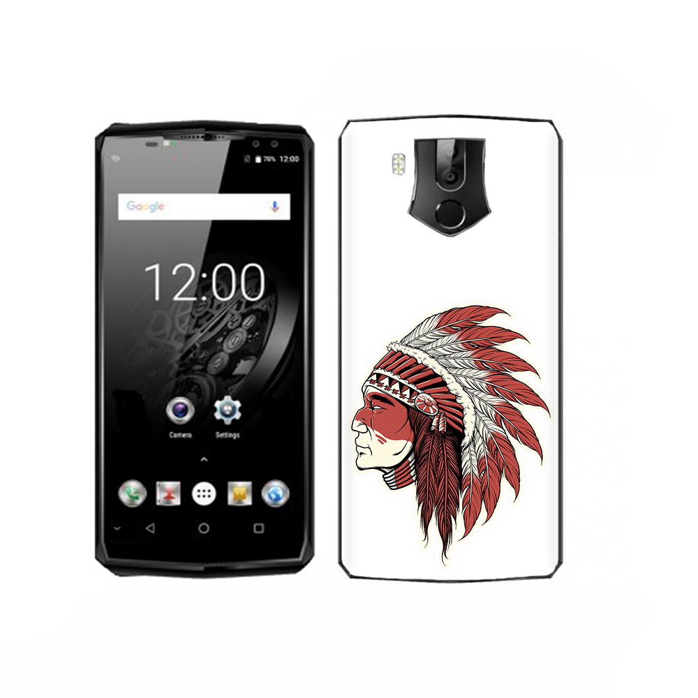 

Чехол MyPads Tocco для Oukitel K10 красный индеец, Прозрачный, Tocco