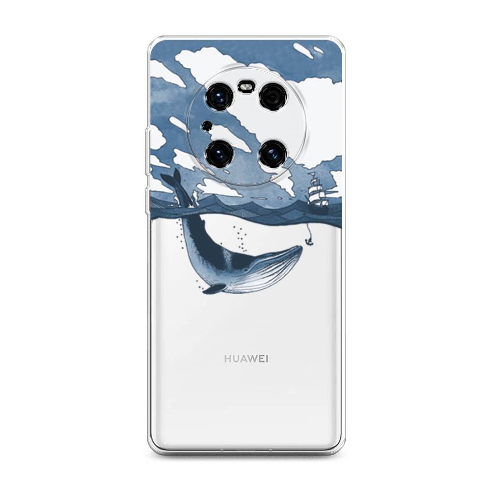 

Чехол на Huawei Mate 40E Pro "Большой кит", Синий, 6107550-1